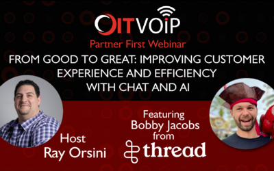 From Good to Great: Improving Customer Experience and Efficiency with Chat and AI feat. Bobby Jacobs