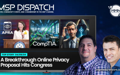 Privacy Proposal in Congress, CompTIA Tech Workforce Report, Microsoft’s Exchange Attack Inquiry